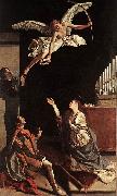 GENTILESCHI, Orazio Sts Cecilia, Valerianus and Tiburtius dfgj oil painting